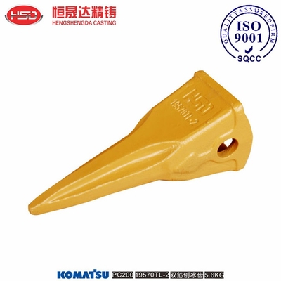 PC200 19570RC 19570 19570SK 19570TL Excavator durable Bucket Teeth For Komatsu
