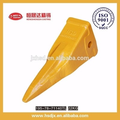 Excavator Bucket Teeth, 195-78-71140TL Sharp Style  D9 Ripper Teeth Point