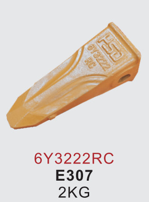 6Y3222 6Y3222RC Bucket Teeth For E307 Mini Excavator Crack-resistant