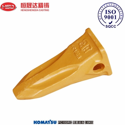 PC100RC PC100  Excavator Rock Bucket Teeth  Precision Casting