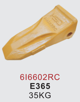 E365 6I6602RC 6I6602 6I6602TL Excavator Ice Breaking Teeth for Hard Surfaces