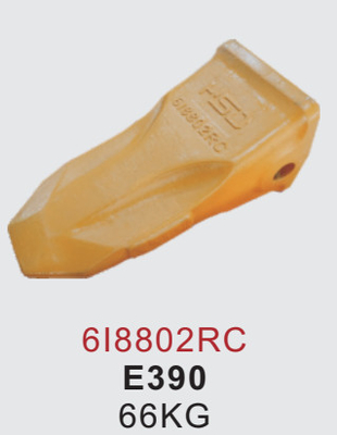 E390 6I8802RC 6I8802TL Excavator Long Tiger Teeth Penetration Wear-Resistant Design