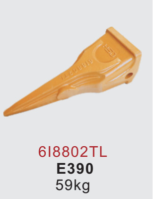 E390 6I8802RC 6I8802TL Excavator Long Tiger Teeth Penetration Wear-Resistant Design