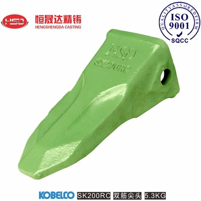 SK200 SK200RC SK60 SK60RC Excavator Bucket Teeth Rib-Reinforced Structure