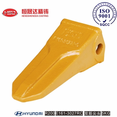 R200 R210 R210RC E161-3027RC 61N6-31310 Impact-Resistant Bucket Teeth Flat