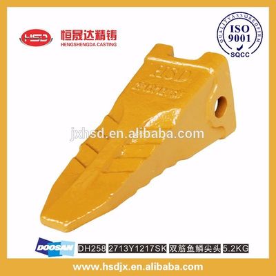 DH258 high quality excavator spare parts bucket teeth