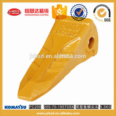 Excavator PC200  bucket teeth 19570SK