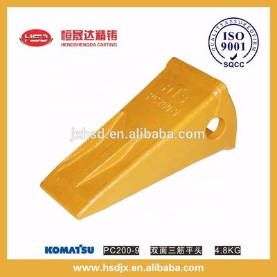 Durable bucket teeth excavator pc200 with side teeth pin apply to construction machinery parts from China manufacturer on sale