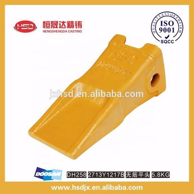 China factory supplier wide and gap mouth type construction machinery parts excavator bucket teeth/tips/tooth point 2713Y1217
