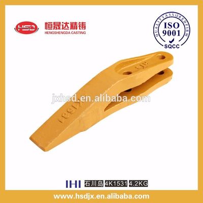 excavator spare pars bucket loading teeth 4K1531 for wheel loader