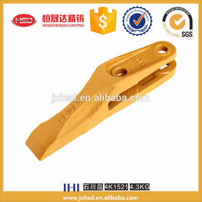 excavator spare pars bucket loading teeth 4K1531 for wheel loader