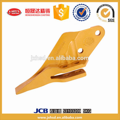 precision casting full series india type excavator bucket teeth/tooth 3CX-53103209