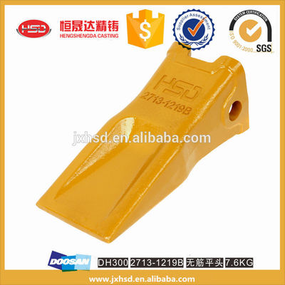 factory provide tooth point DH300 digging excavator forged bucket teeth