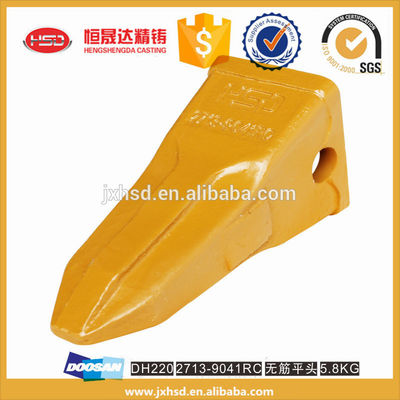 Bucket teeth wholesale for Doosan DH220 spare parts mini excavator parts