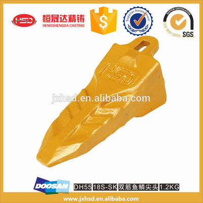 excavator spare part 2713-9051 point tooth rock bucket  teeth fishing style