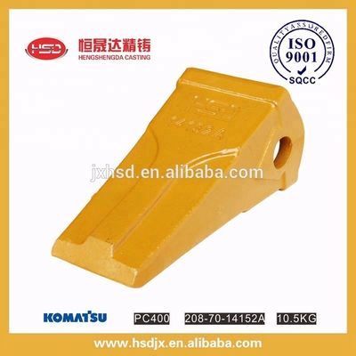 stock casting iron material appliion PC400 excavator bucket teeth code number 208-70-14152A