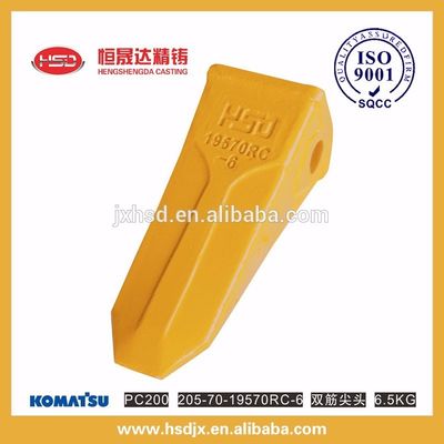 good quality factory price excavator pc200 rock bucket teeth point 19570