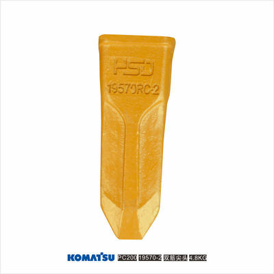 standard size made in china rock tooth excavator PC200 parts bucket teeth 19570RC-3