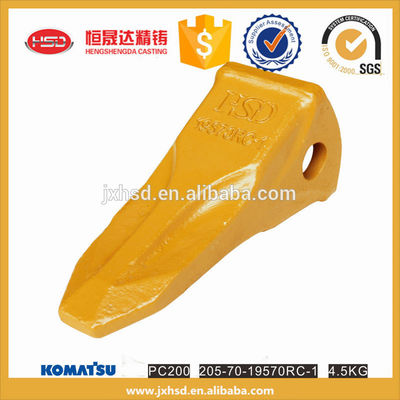 PC200 excavator parts  Bucket Tooh rock tooth 205-70-19570RC