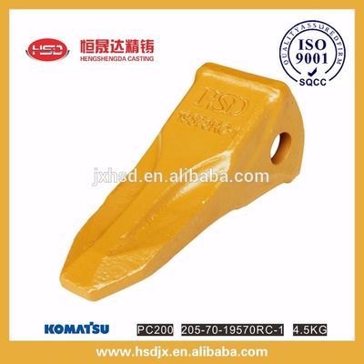 PC200 excavator parts  Bucket Tooh rock tooth 205-70-19570RC