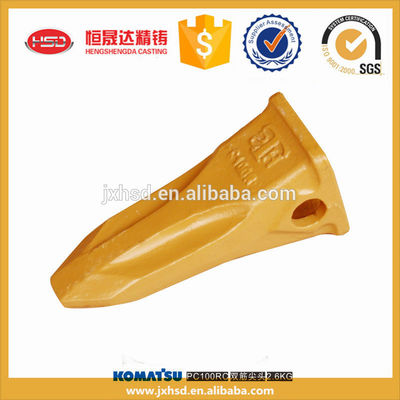 PC100 casting iron Material Appliion WAX casting bucket teeth 202-70-12180RC
