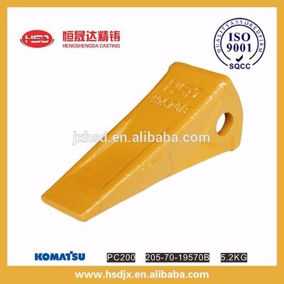 PC200 excavator bucket spare parts rock teeth 19570
