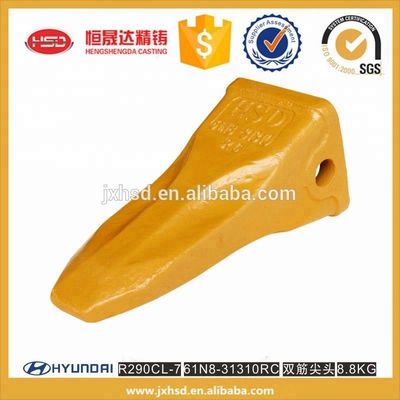 excavator R290 replacement parts rock bucket teeth point 61N8-31310