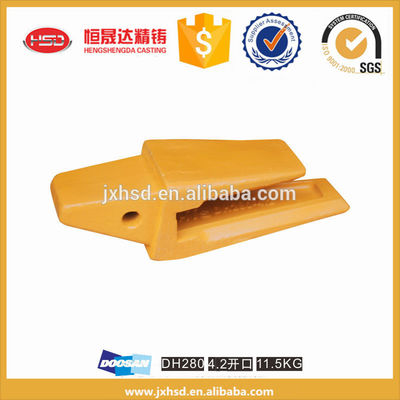 factory mini excavator bucket tooth adapter DH280-2713-9037-42