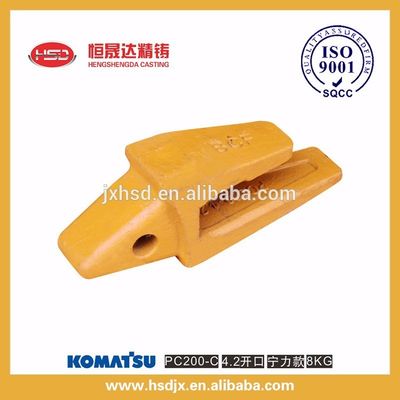 excavator replacement parts bucket tooth and adapter for PC200