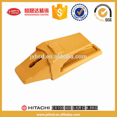 factory selling alloy steel casting mini excavator EX100 bucket tooth adapter 30S