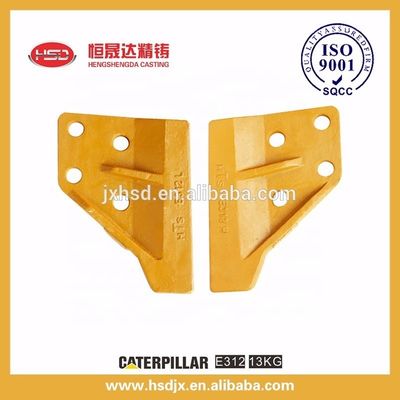 China factory supplier  E312 Machinery excavator bucket light parts side cutter with alloy steel material to protect bucket