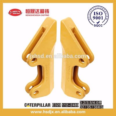 alloy steel excavator J350 spare parte 2 holes type bucket protect edge block