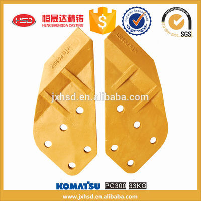 factory provide high quality excavator bucket side cutter PC300 edge cutting blade