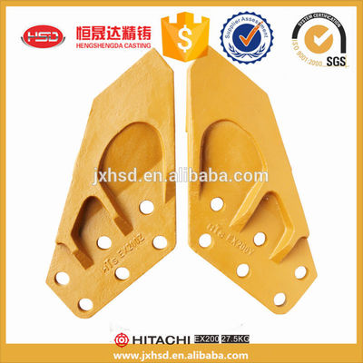 EX200 Excavator 6 holes casting bucket teeth side cutter