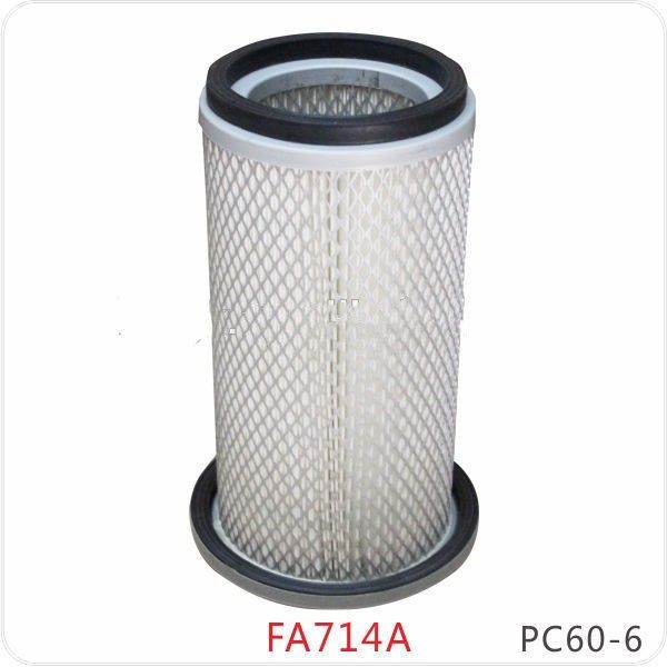 Mini Excavator Engine Air Filter For Komastu PC60 6