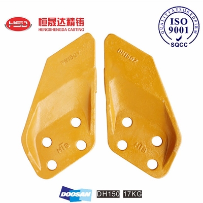 DH55 DH150 Excavator Side Cutter Streamlined Cutting Design OEM Service