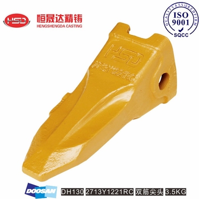 DH130 DH55 2713Y1221 18S Excavator Bucket Teeth Triple Tempered Anti-fracture