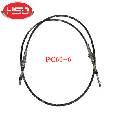 PC60-6 Excavator Spare Parts Throttle Cable Motor Line
